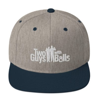 Two Guys Flat Visor Hat
