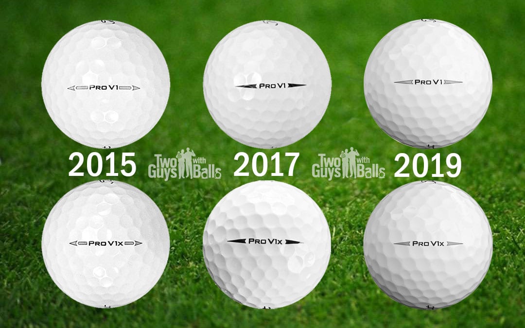 Titleist Pro V1 2015 vs 2017